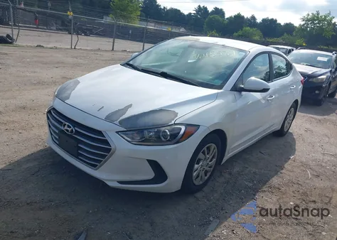 2017 Hyundai Elantra Se z USA, uszkodzony, nr VIN 5NPD74LF6HH179549